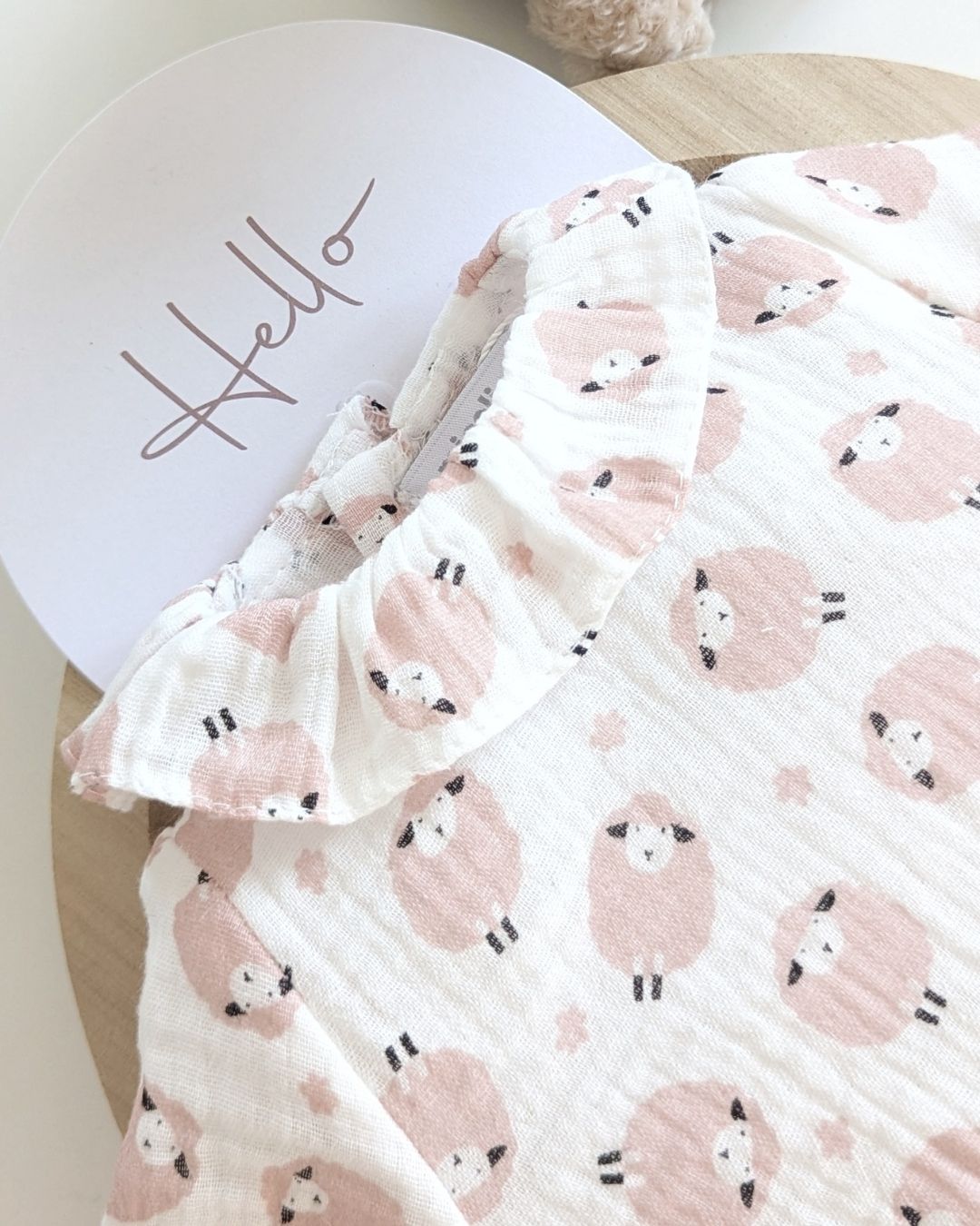 Body Bebé Rosa Familia Constanza - Micolino