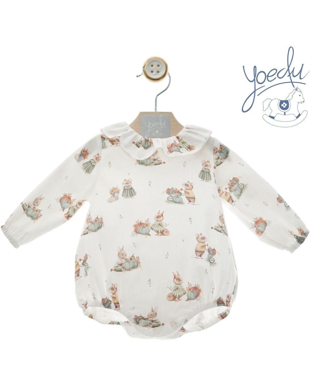 Body Bebé Rosa Familia Lana  - Yoedu