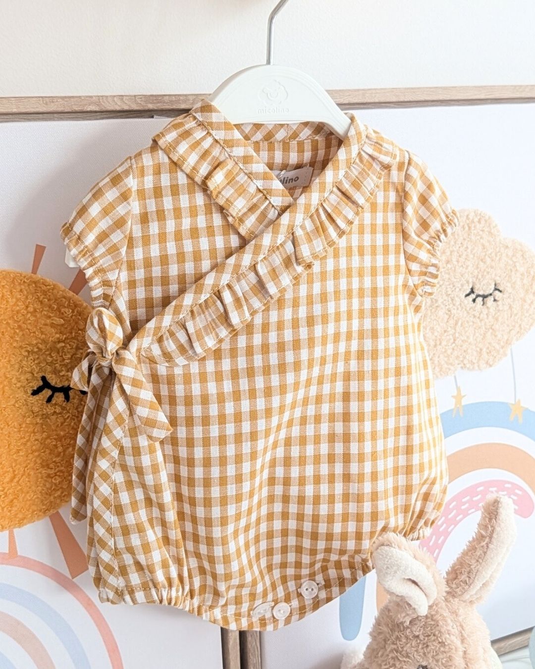 Body Cruzado Familia VICHY Caramelo ART.4630 - Micolino