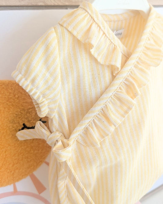 Body Cruzado RAYAS Vainilla ART.4629 - Micolino