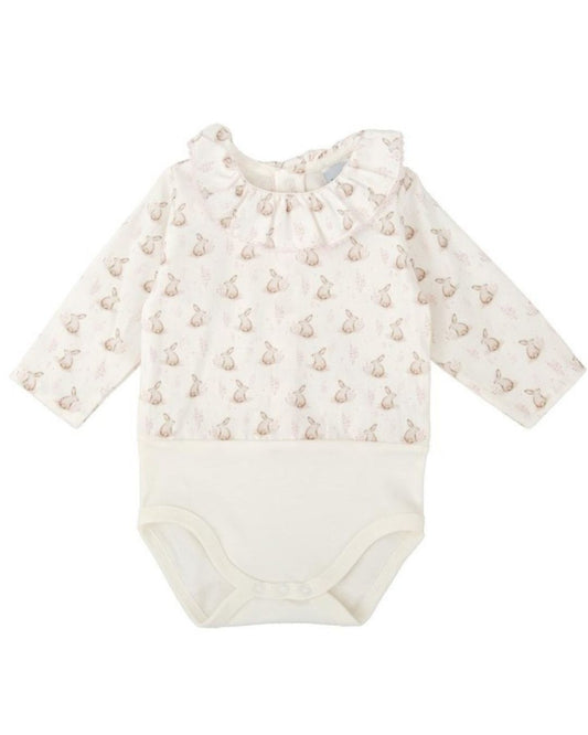 Body Cuello Volante Liebre Rosa - Babidu