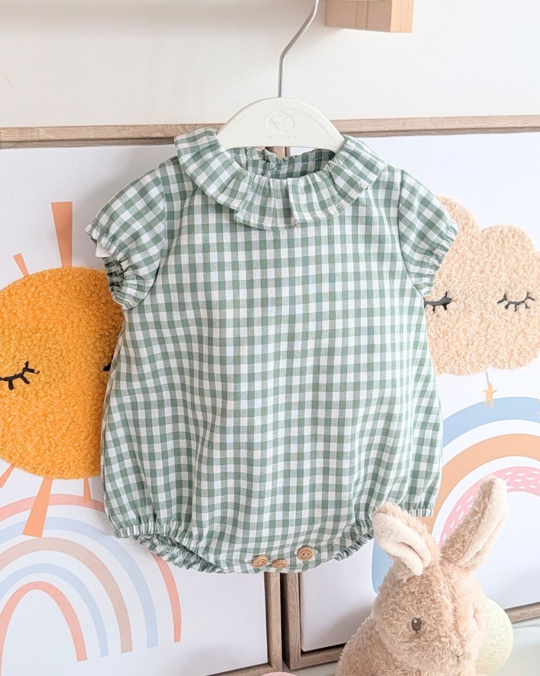 Body Familia VICHY Verde Musgo ART.4626 - Micolino