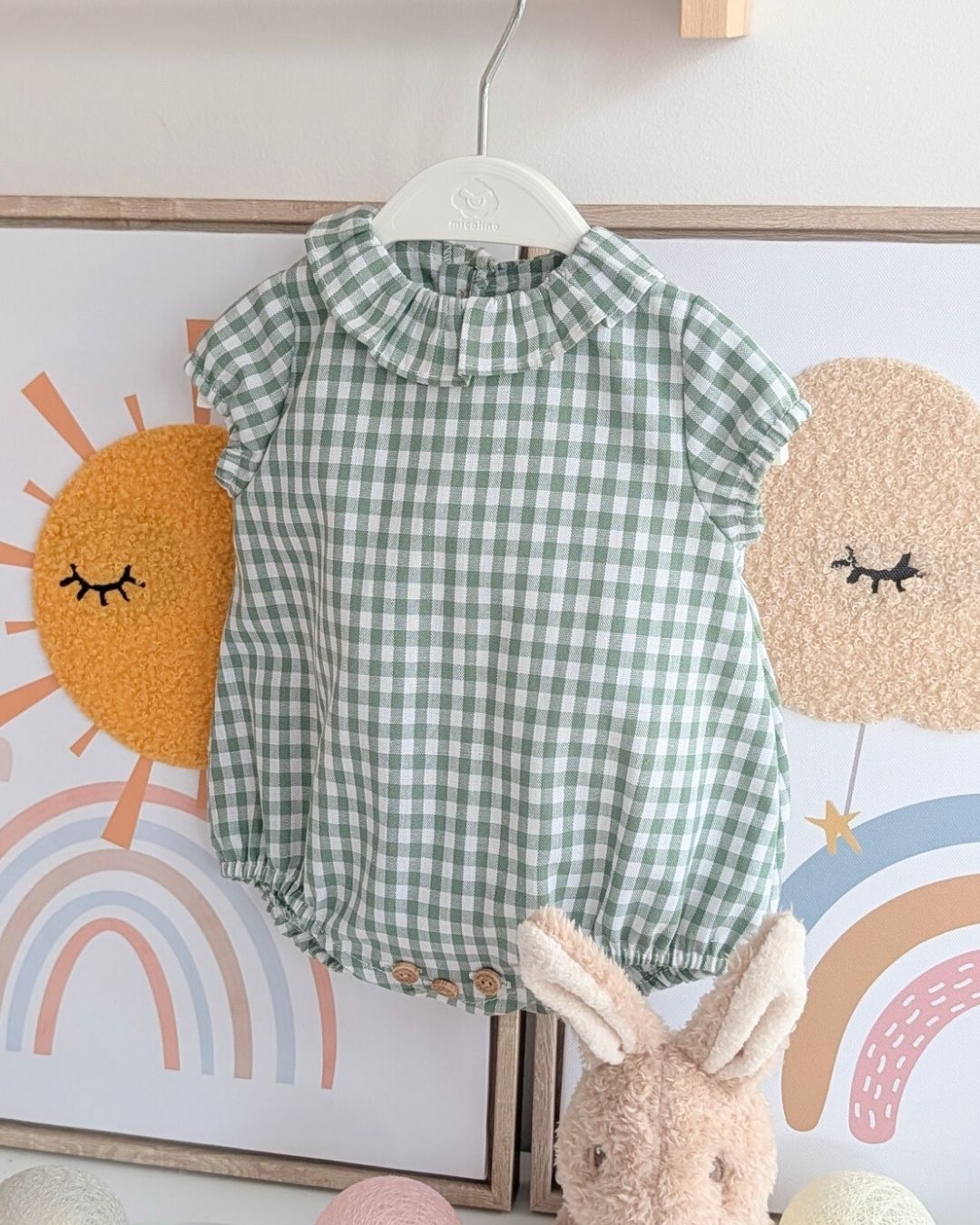 Body Familia VICHY Verde Musgo ART.4626 - Micolino