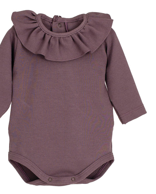 Body Titan Manga Larga Berenjena - Calamaro