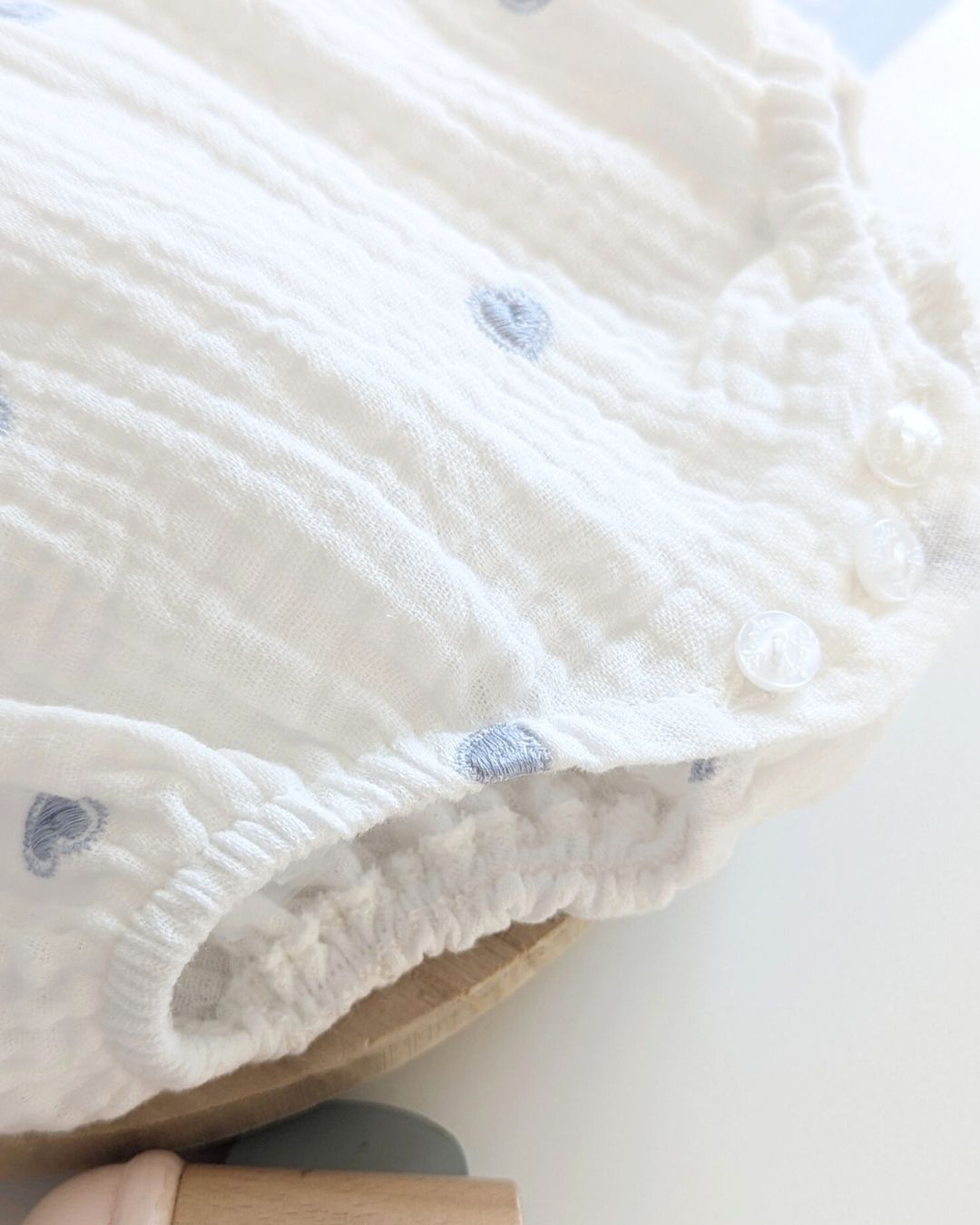 Body Bebé Celeste Familia Algodón - Yoedu