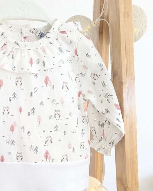 Body Bebe Cuello Volante Tundra Maquillaje - Babidu