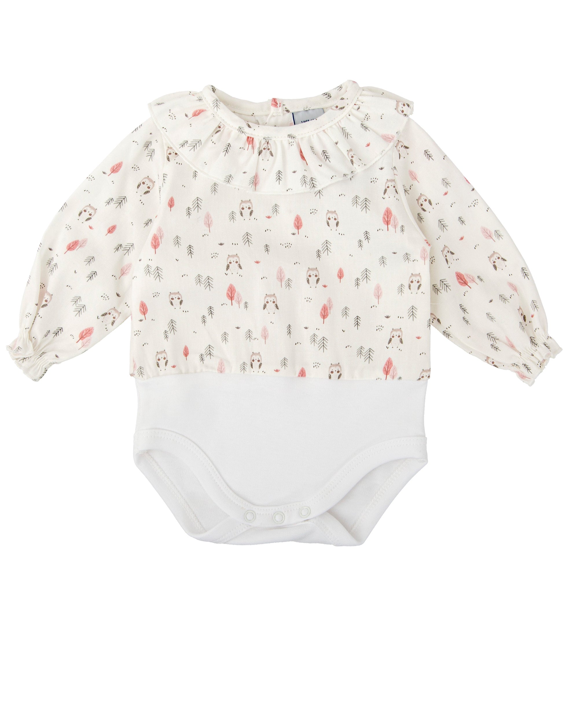Body Bebe Cuello Volante Tundra Maquillaje - Babidu
