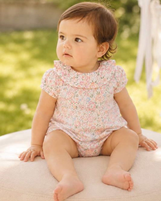 Body Bebe Flores Coral Familia Mayólica 3980VER-26 - Yoedu