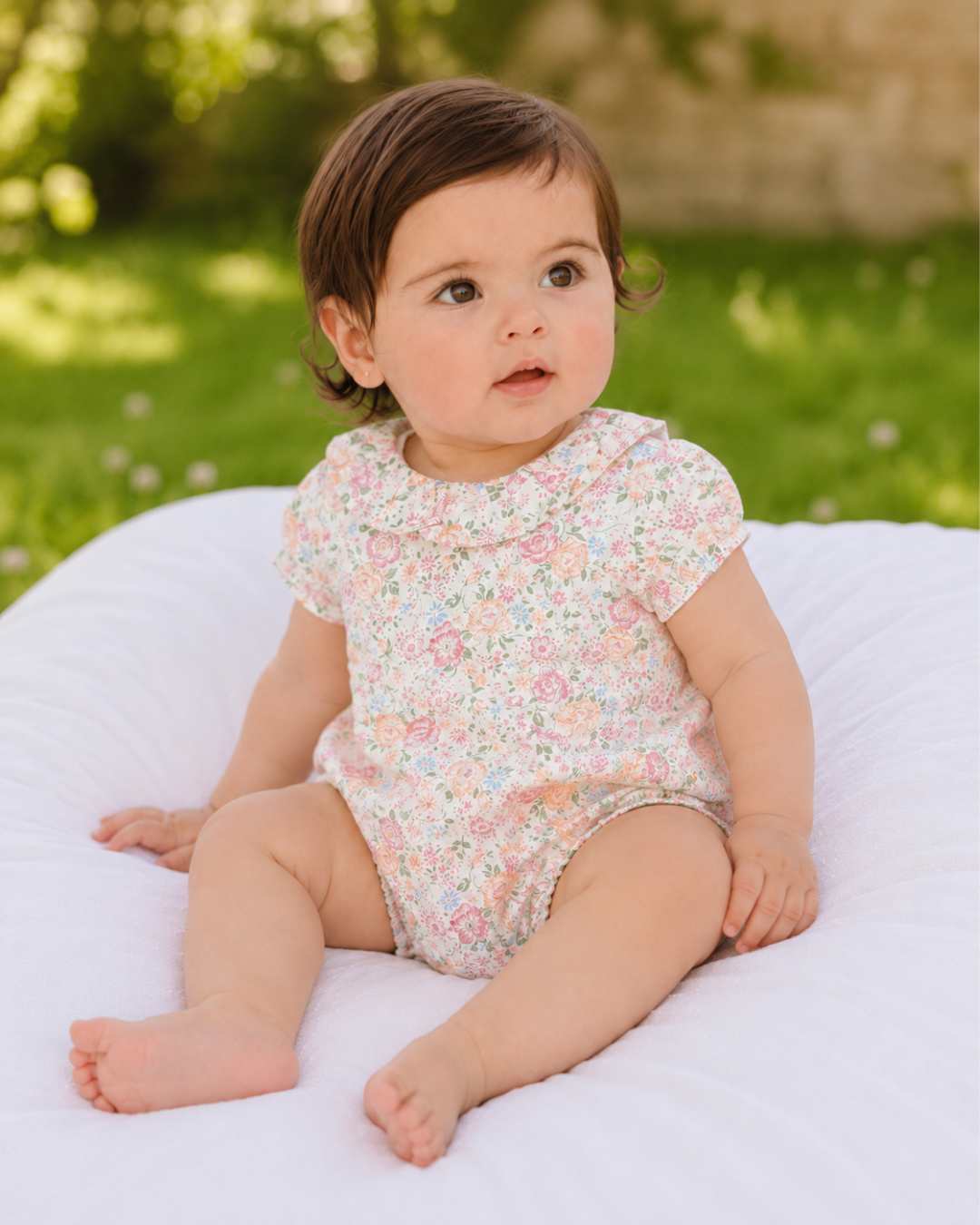 Body Bebe Flores Coral Familia Mayólica 3980VER-26 - Yoedu