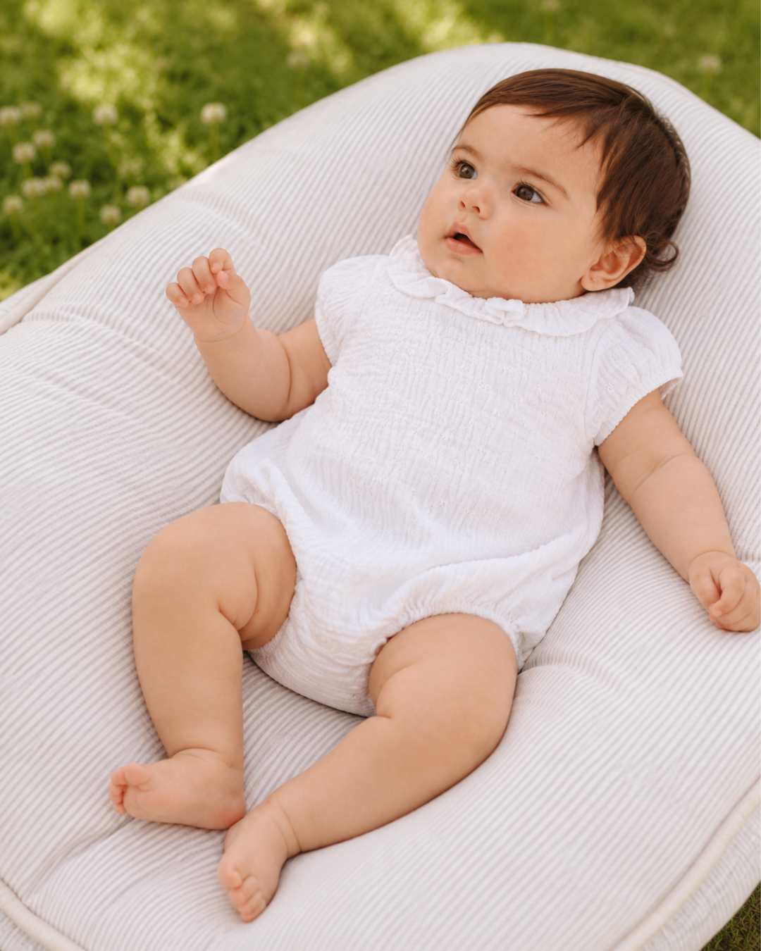 Body Bebe Plumeti Bambula Blanco 3998VER-26 - Yoedu