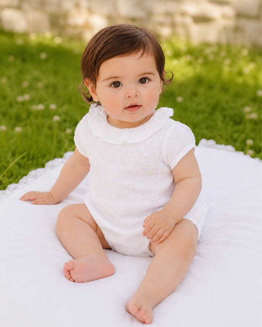 Body Bebe Plumeti Bambula Blanco 3998VER-26 - Yoedu