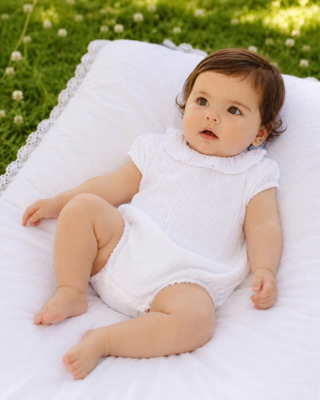Body Bebe Plumeti Bambula Blanco 3998VER-26 - Yoedu