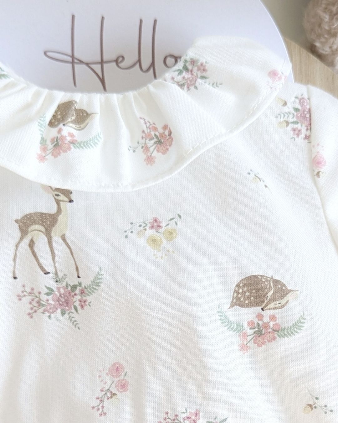 Body Bebé Rosa Empolvado Familia Beatrice - Micolino