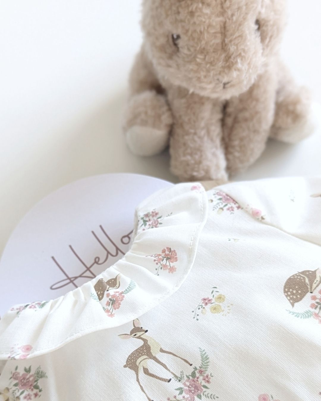 Body Bebé Rosa Empolvado Familia Beatrice - Micolino