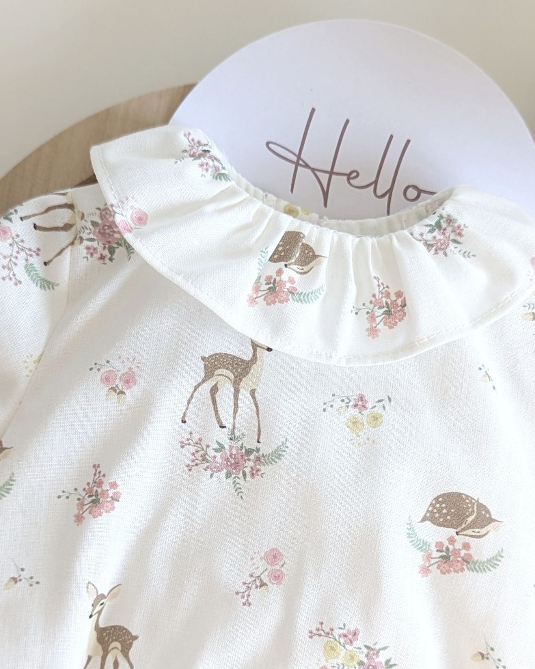 Body Bebé Rosa Empolvado Familia Beatrice - Micolino