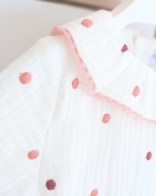 Body Bebé Rosa Empolvado Familia Mila Art.4809 - Micolino