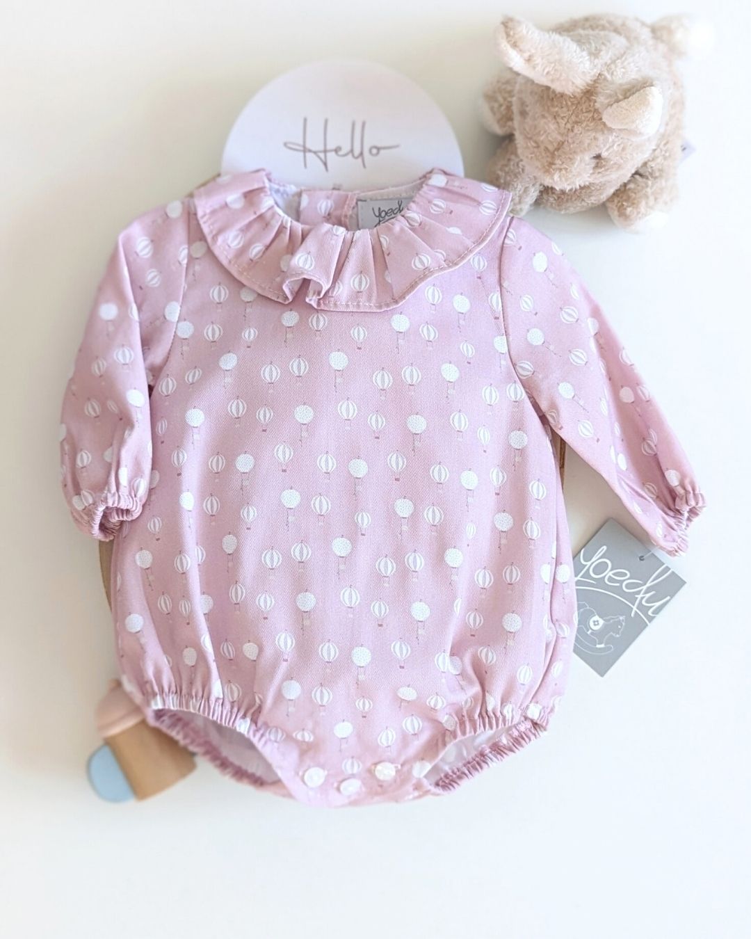 Body Bebé Rosa Empolvado Familia Tul - Yoedu