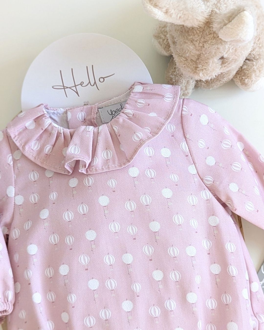 Body Bebé Rosa Empolvado Familia Tul - Yoedu