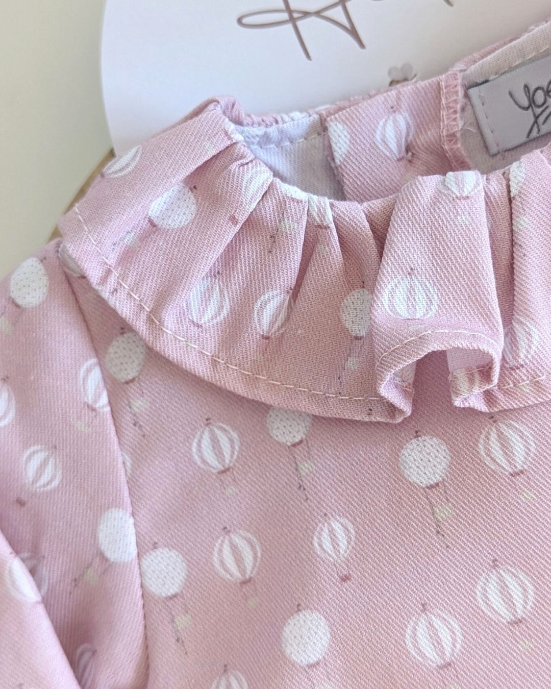 Body Bebé Rosa Empolvado Familia Tul - Yoedu