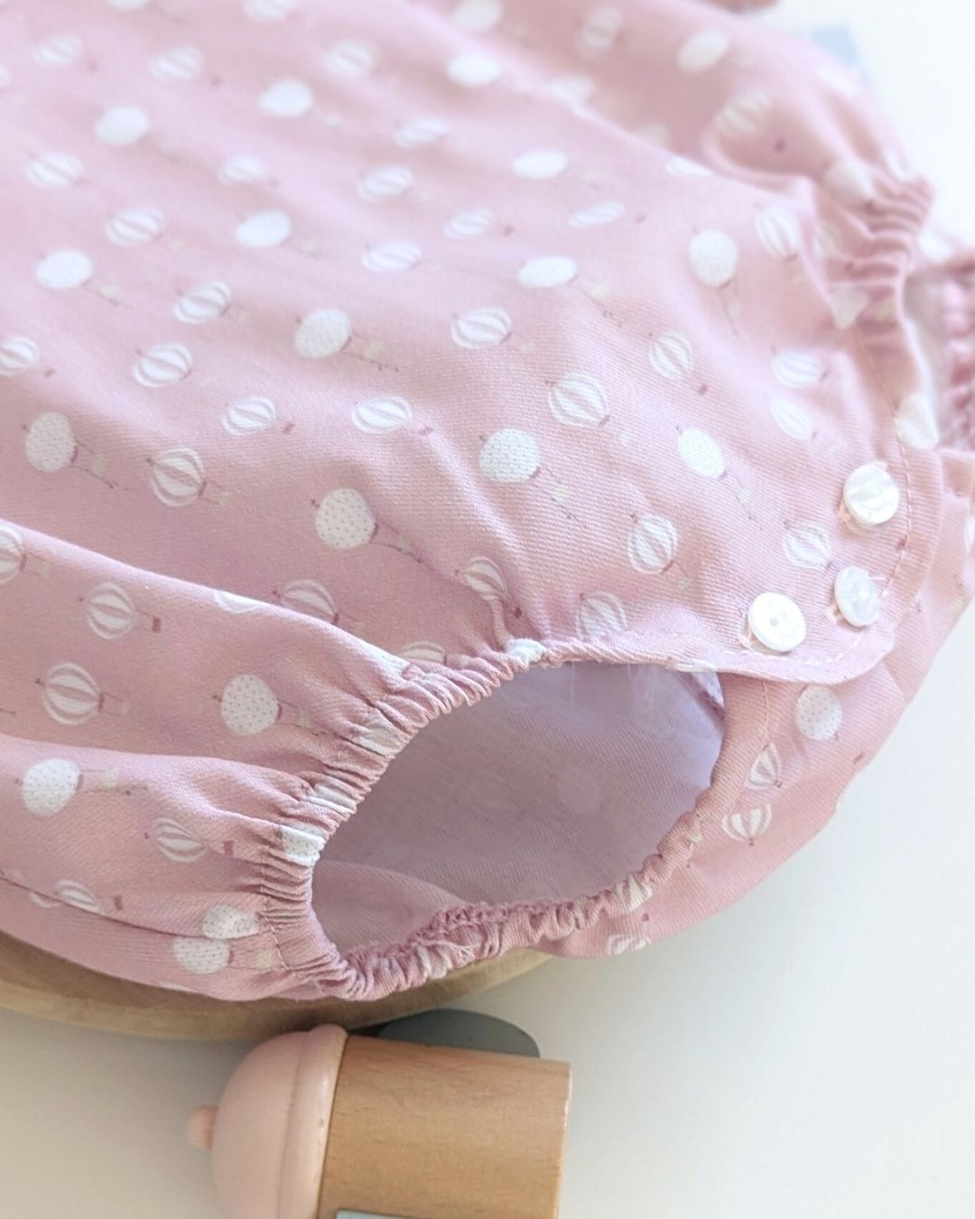 Body Bebé Rosa Empolvado Familia Tul - Yoedu