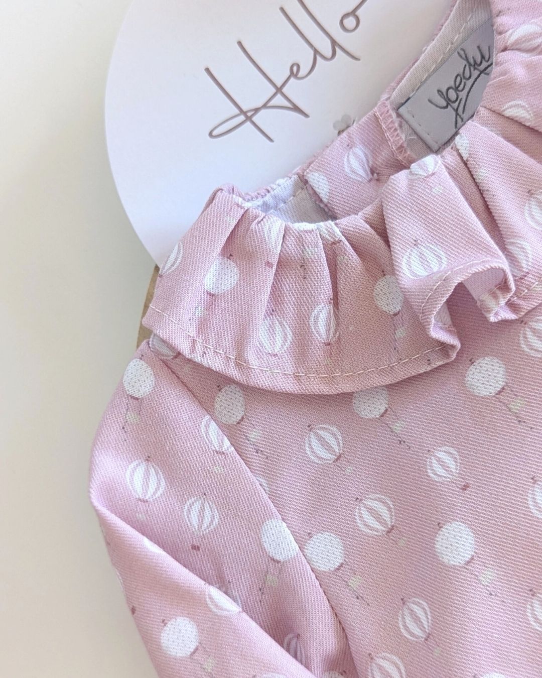 Body Bebé Rosa Empolvado Familia Tul - Yoedu