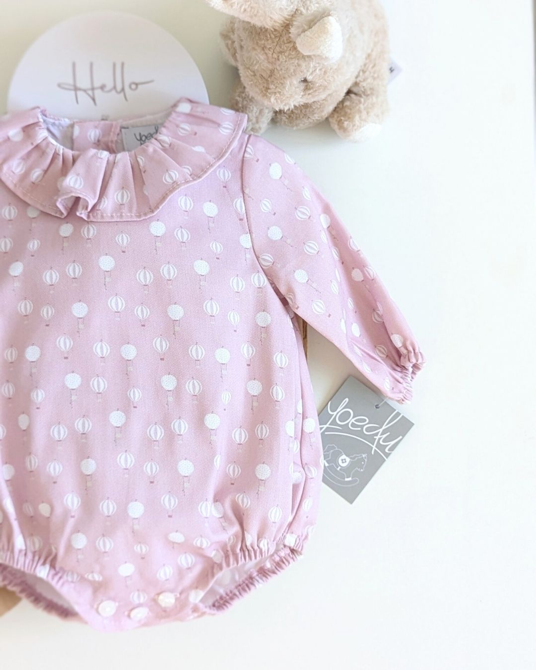 Body Bebé Rosa Empolvado Familia Tul - Yoedu