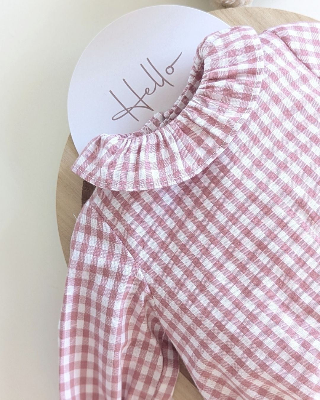 Body Bebé Rosa Familia Alessandra - Micolino 