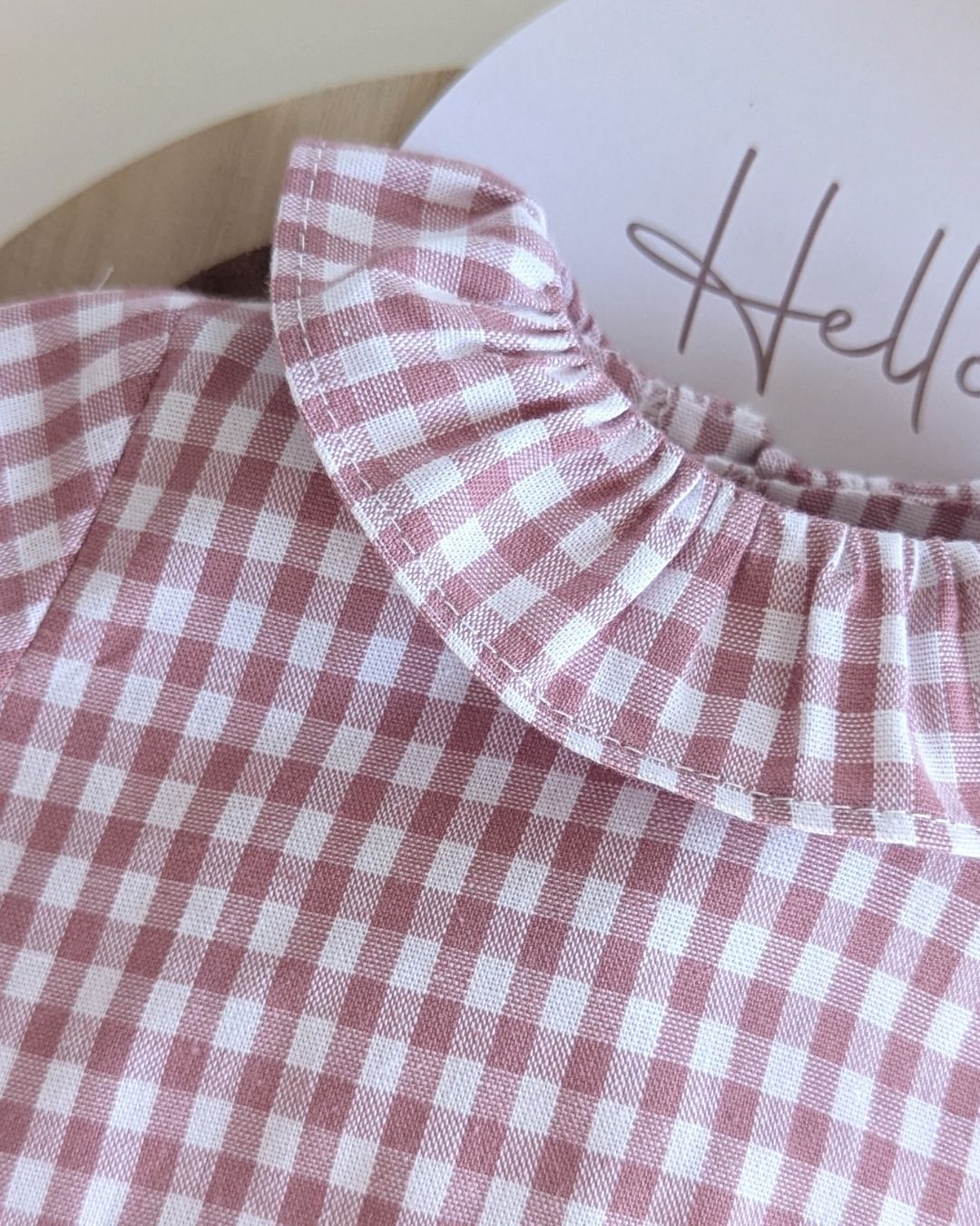 Body Bebé Rosa Familia Alessandra - Micolino 