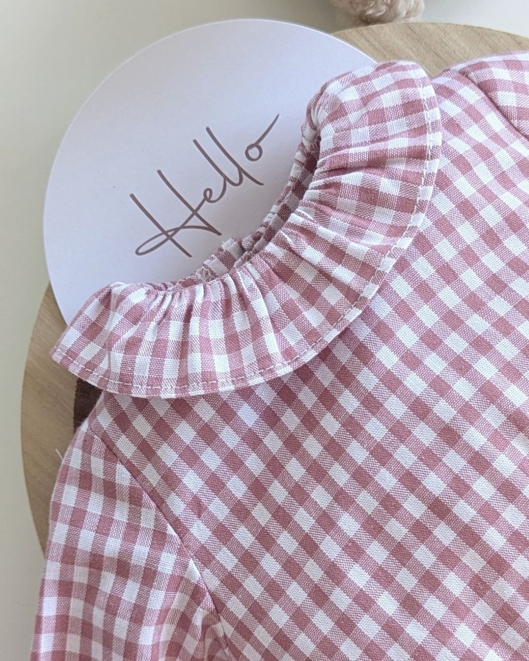 Body Bebé Rosa Familia Alessandra - Micolino 