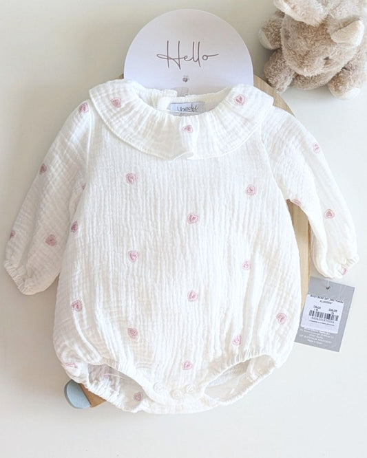 Body Bebé Rosa Familia Algodón - Yoedu