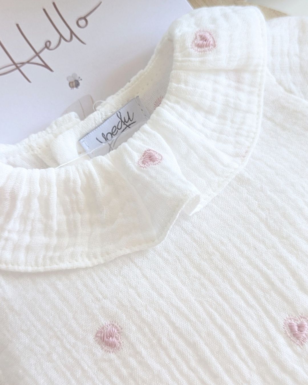 Body Bebé Rosa Familia Algodón - Yoedu