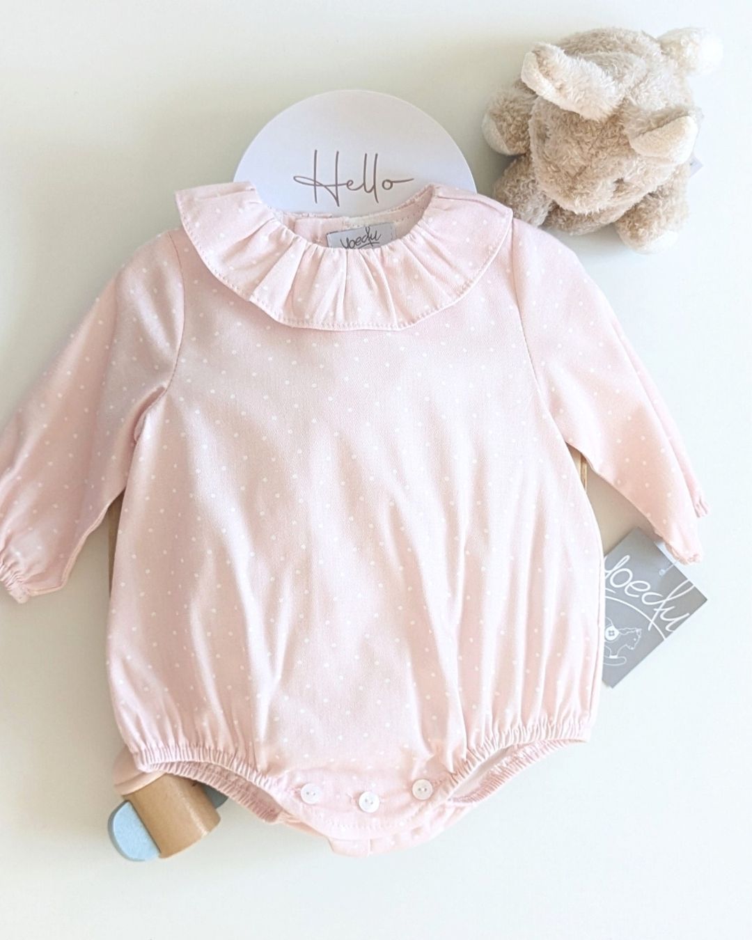 Body Bebé Rosa Familia Batista - Yoedu