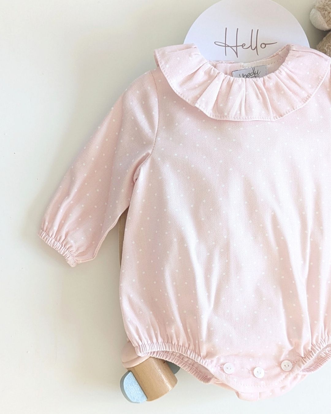 Body Bebé Rosa Familia Batista - Yoedu