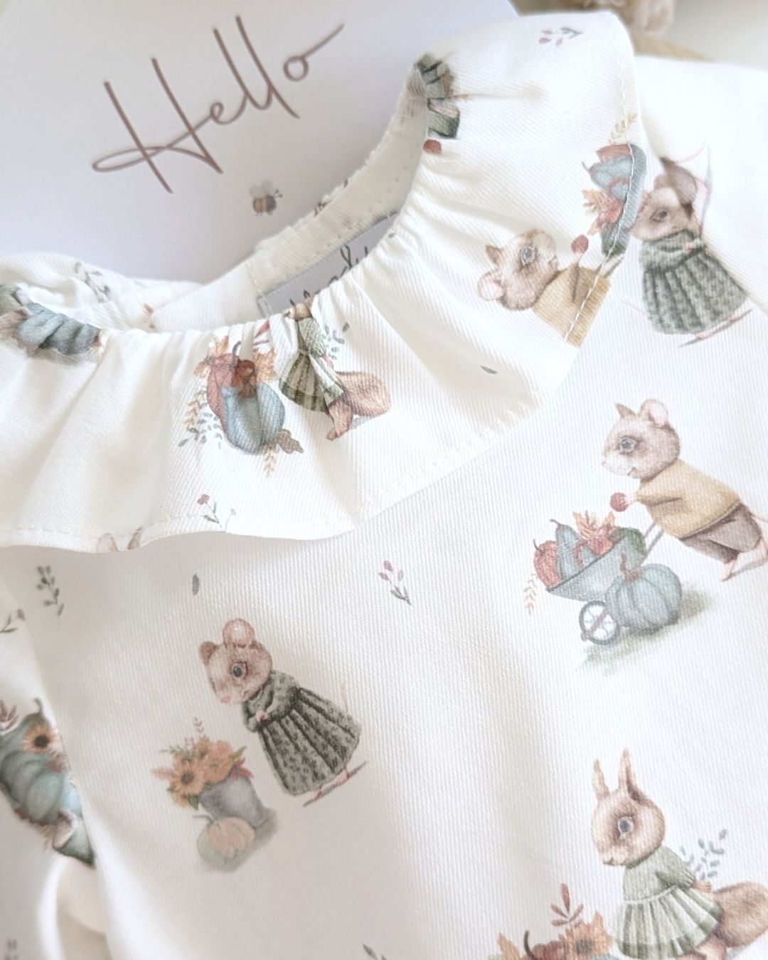 Body Bebé Rosa Familia Lana  - Yoedu