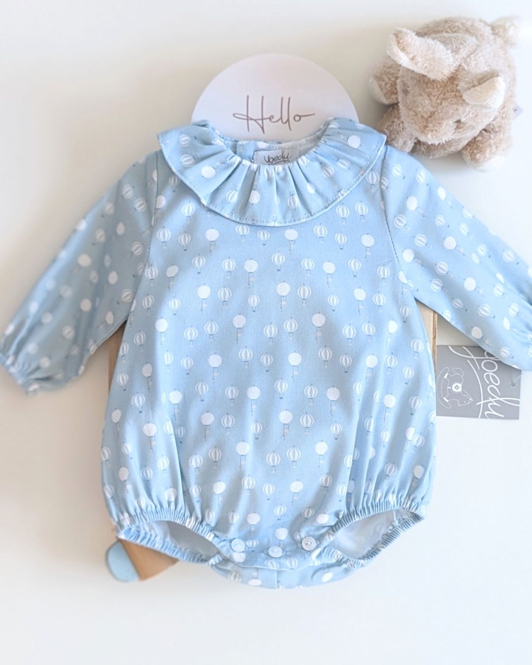 Body Bebé Turquesa Familia Tul - Yoedu