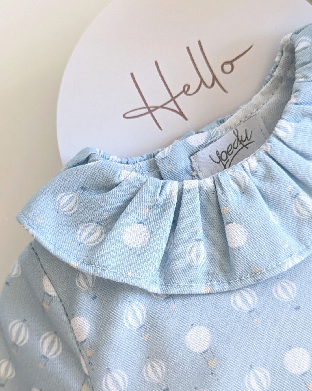 Body Bebé Turquesa Familia Tul - Yoedu