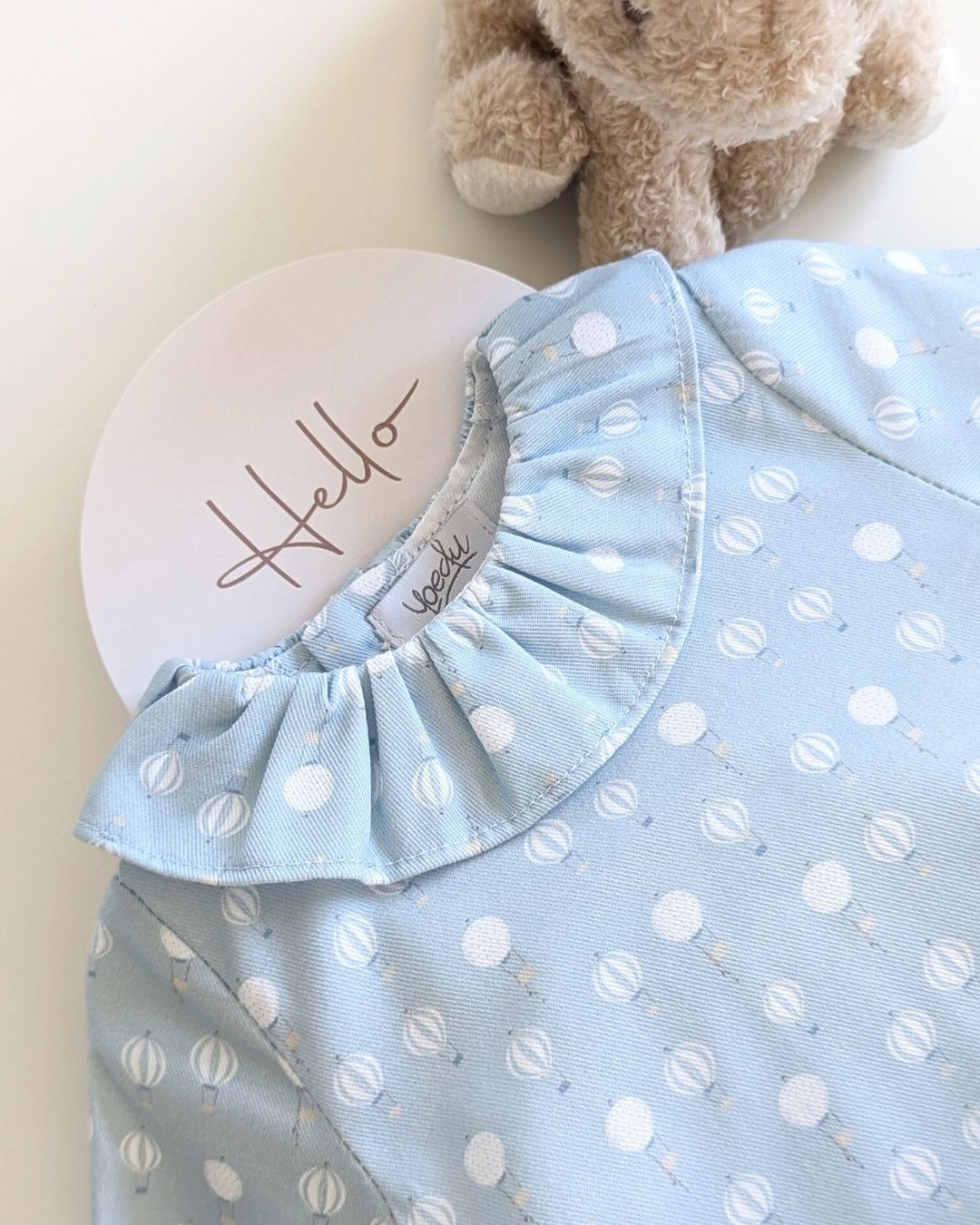 Body Bebé Turquesa Familia Tul - Yoedu