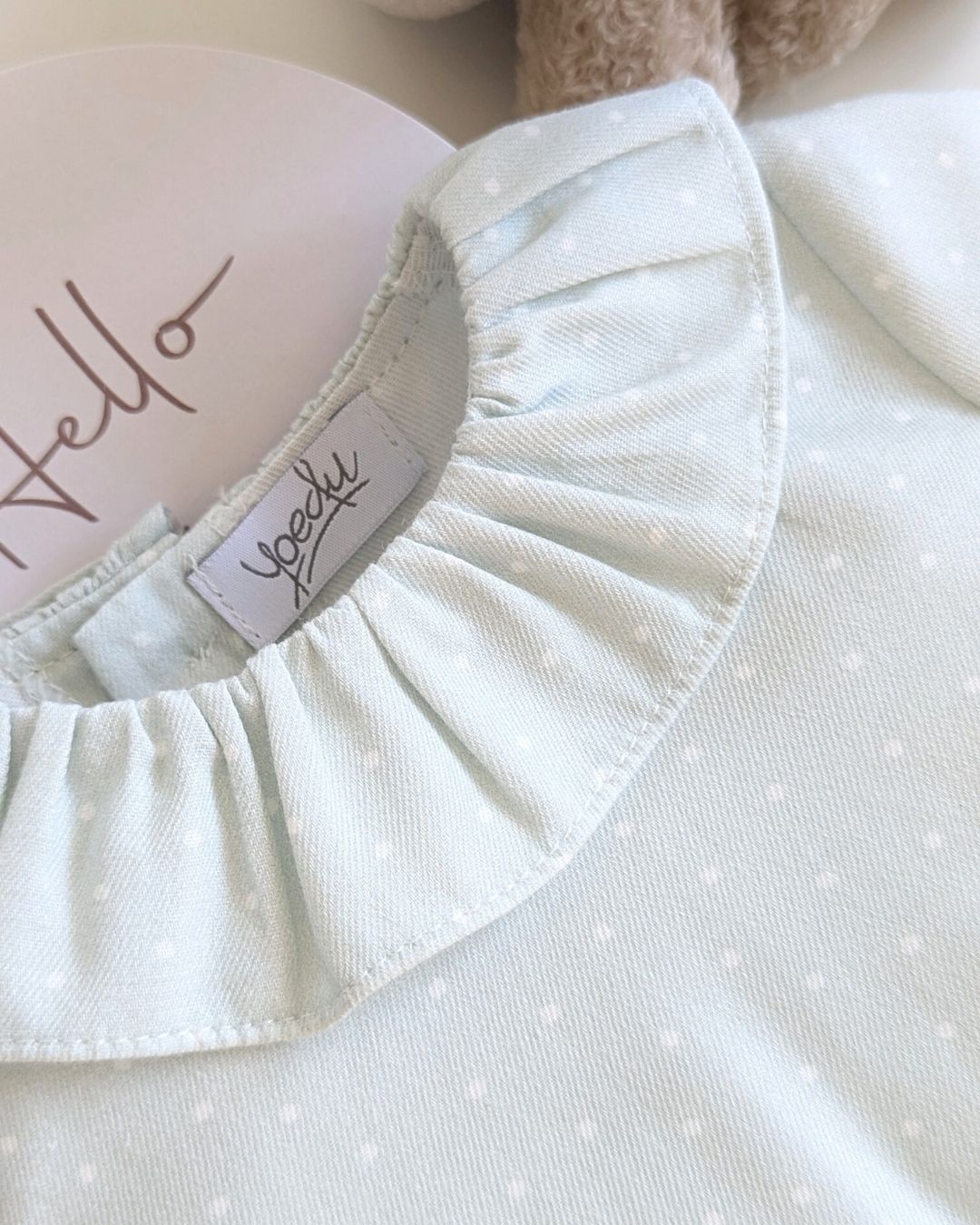 Body Bebé Verde Seda Familia Batista - Yoedu