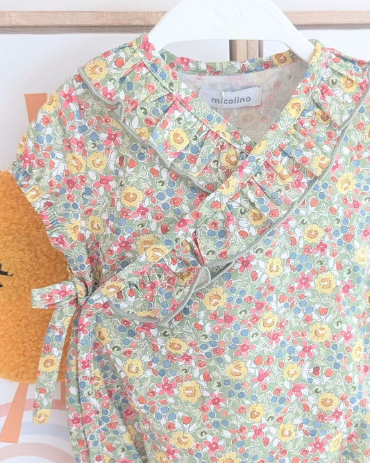 Body Cruzado LENA Flores ART.4610 - Micolino