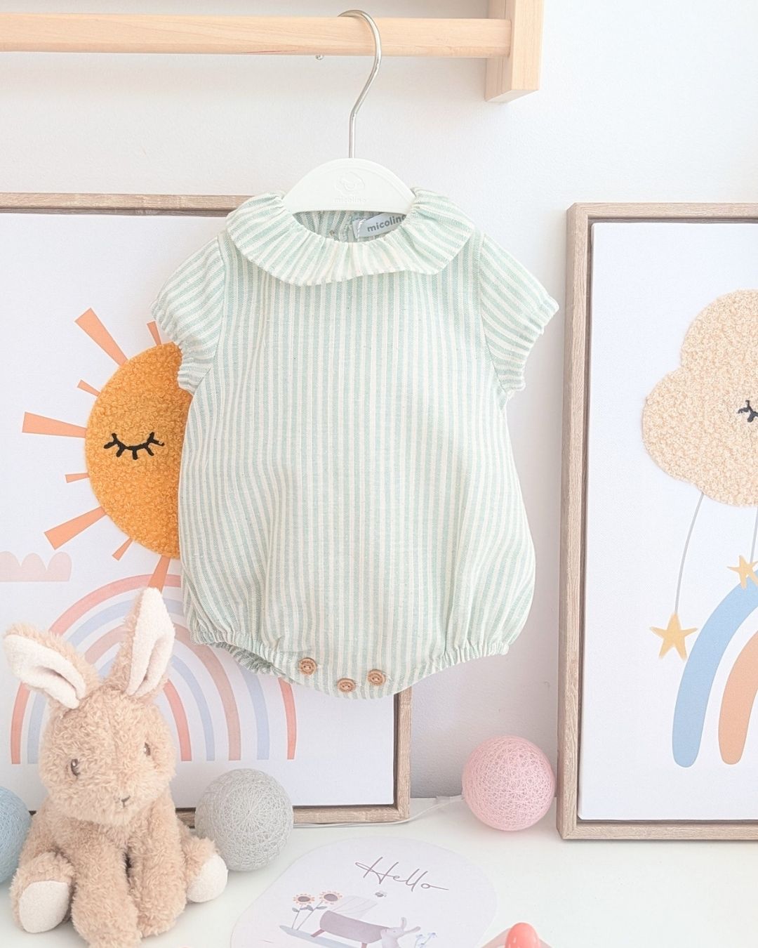 Body Familia RAYAS Verde ART.4625 - Micolino