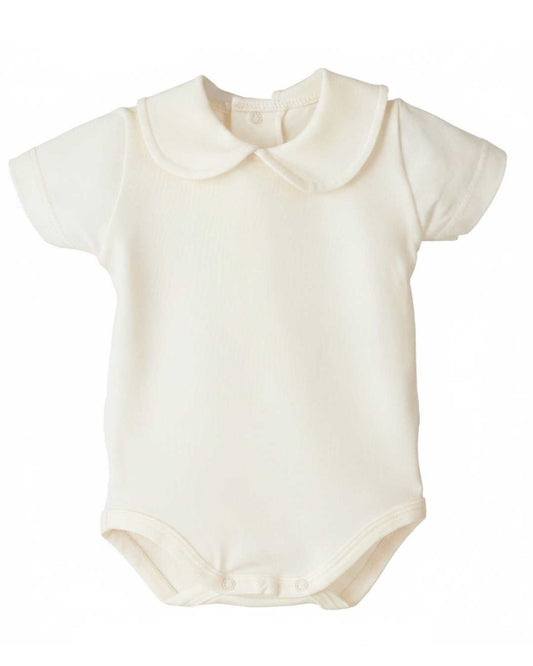 Body de bebé Crudo&nbsp;con cuello bebé Calamaro Baby