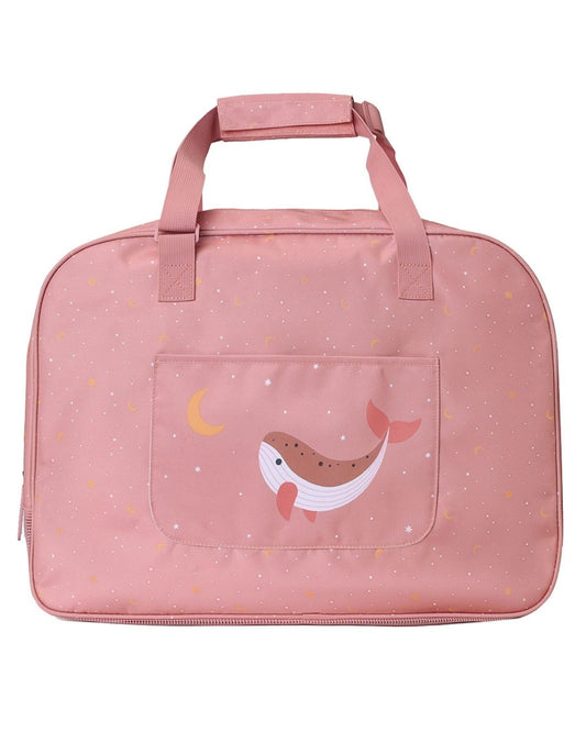 Bolso de Playa con Rejilla WHALE PINK - Tutete