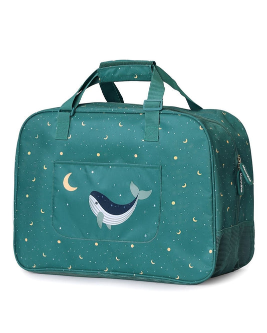 Bolso de Playa con Rejilla WHALE TEAL - Tutete