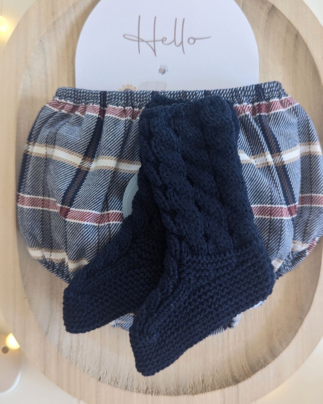 Bota Bebé Trenzas Marino 25727 - Juliana