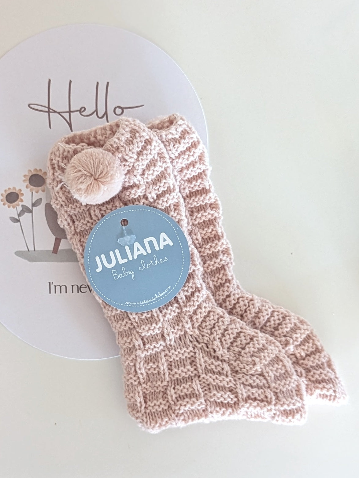 Bota Cuadritos Rosa Palo - Juliana