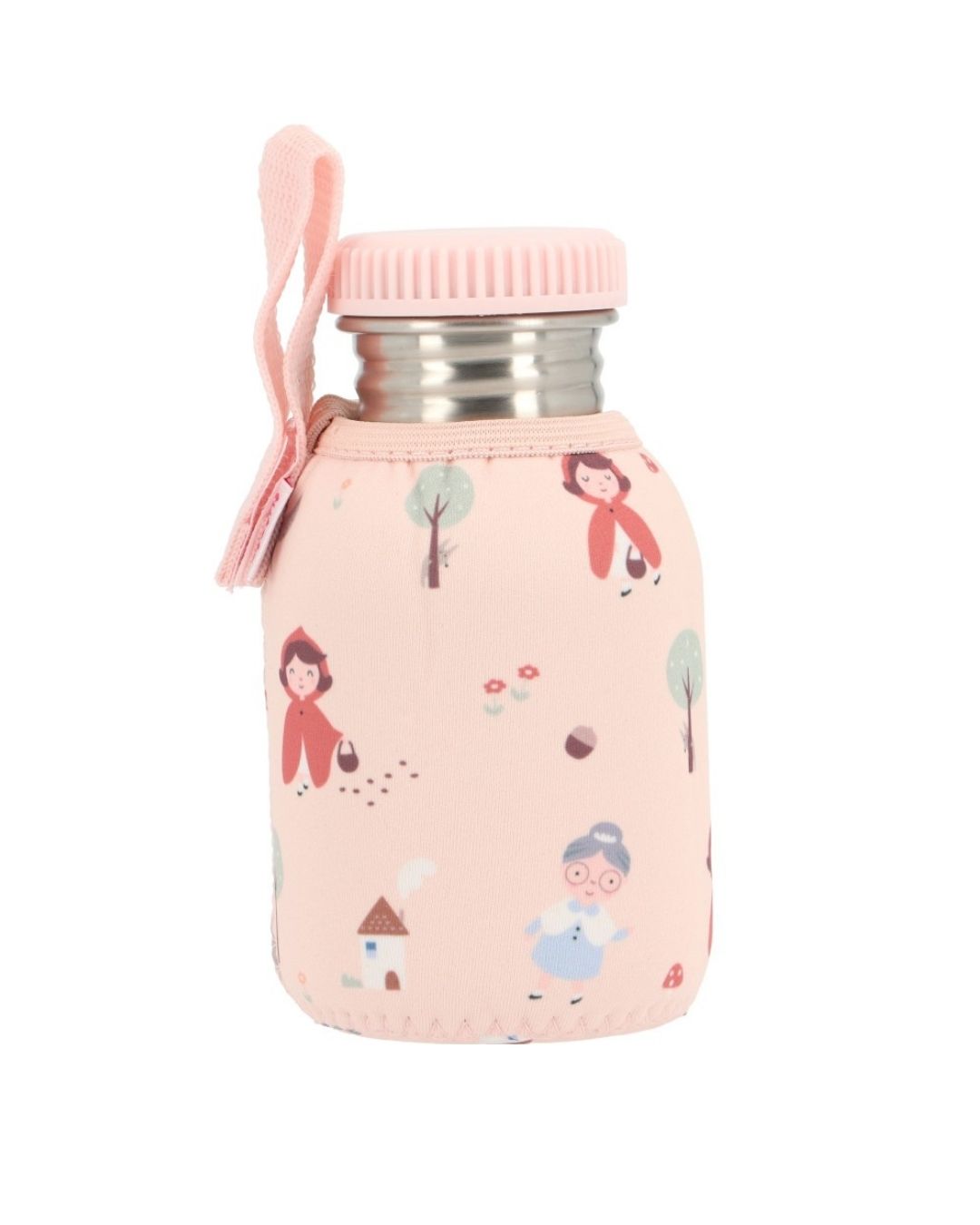 Botella Acero con Funda Little Red ❤ Caperucita Roja 350ml - Tutete