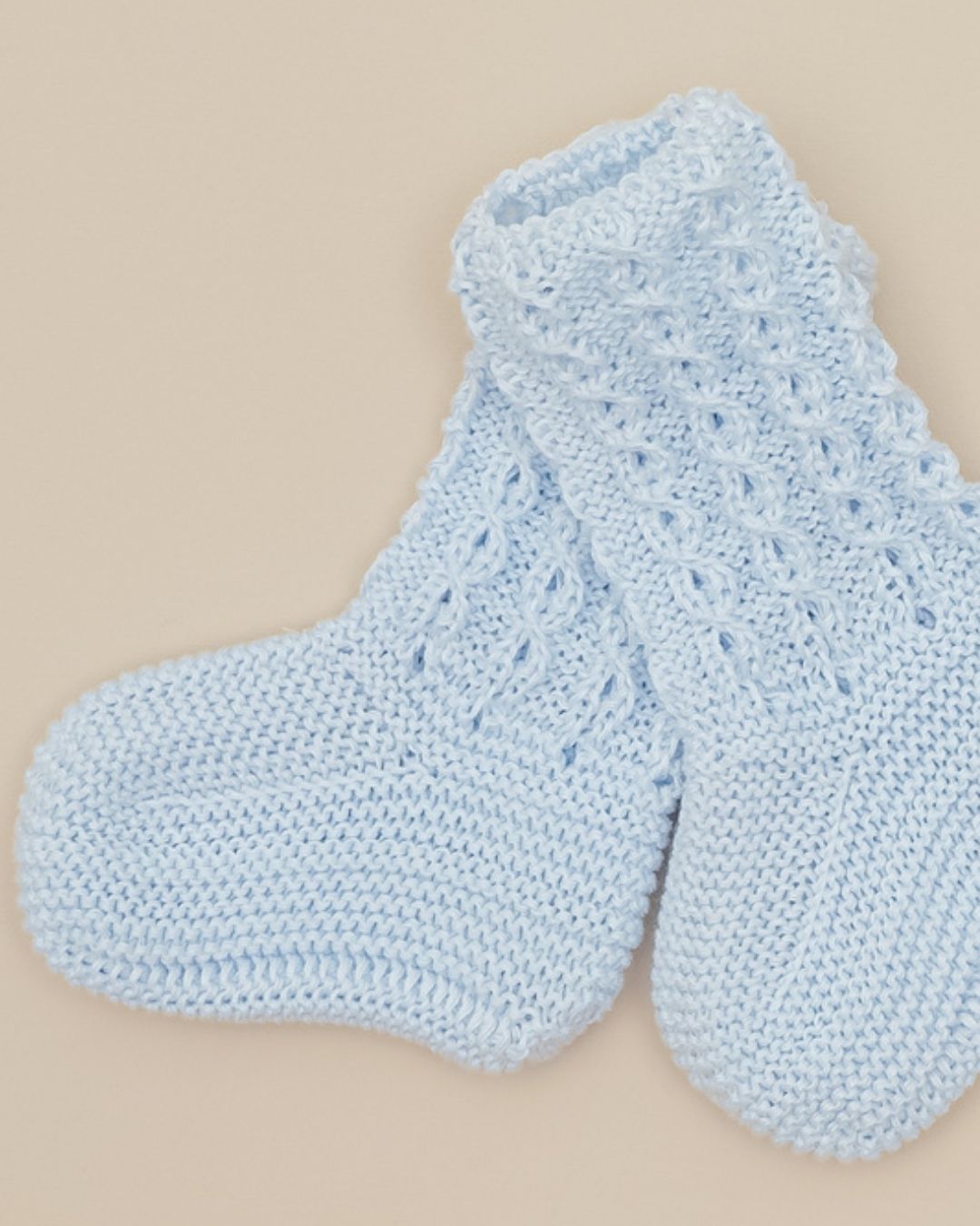 Botitas Calcetín Ochos Verano Celeste Bebé - Pangasa Baby