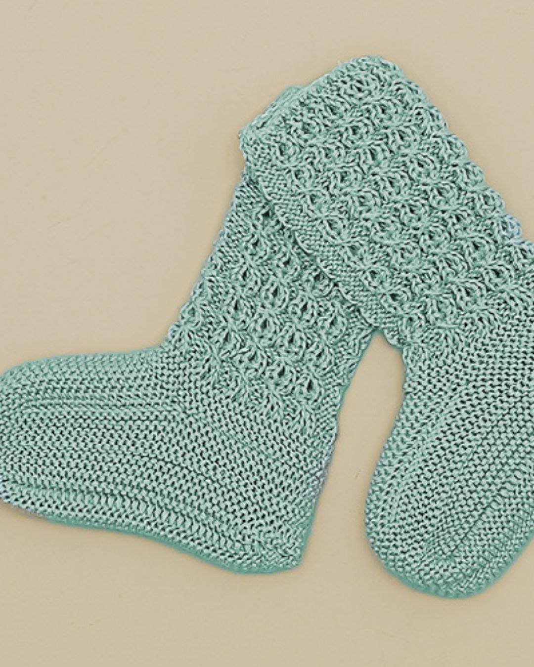 Botitas Calcetín Ochos Verano Verde Mint - Pangasa Baby