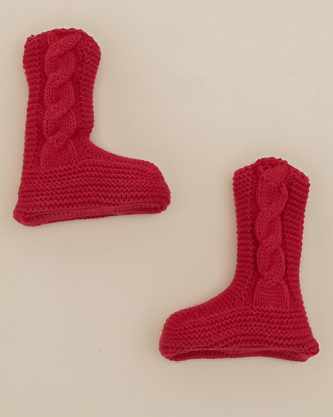 Botitas Flores Granate Cereza 💖 Rouge Couture - Pangasa Baby