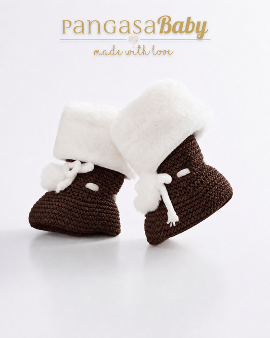 Botitas Forro Polar Chocolatte - Pangasa Baby
